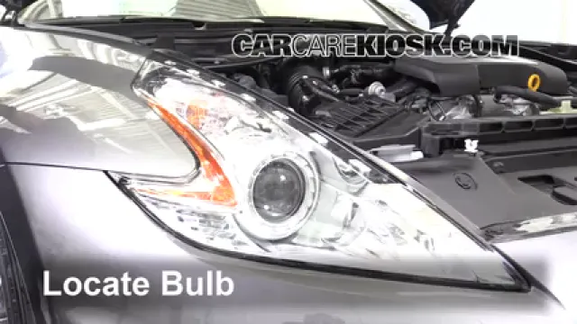 2016 Nissan 370Z 3.7L V6 Coupe Éclairage Feu clignotant avant (remplacer l'ampoule)